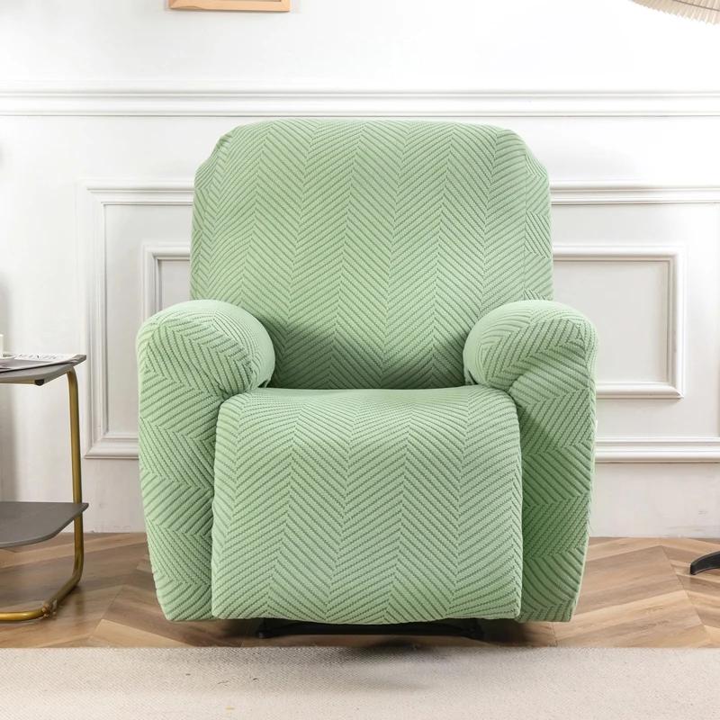 4 шт./комплект жаккардовый чехол для дивана-реклайнера чехлы для стульев Lazy Boy эластичные чехлы для диванов из спандекса нескользящие чехлы для кресел