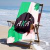 Ultra-Soft Beach Towel with AKA Theme,Ideal for Pool - Camping, Diving - Perfect Travel Essential, Vibrant Beach Towel.