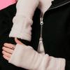 KOLEAT [Мех. версия] Флисовые вязаные грелки для рук (WHITE) Перчатки осенне-зимнего сезона вер.