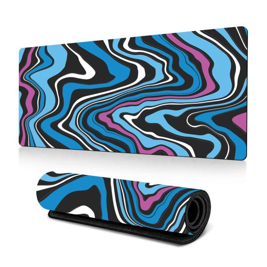 30x80CM Large Laptop Mousepad Abstract Print Non-slip Natural Rubber Waterproof Portable Foldable Gaming Mouse Pad Computer Accessories