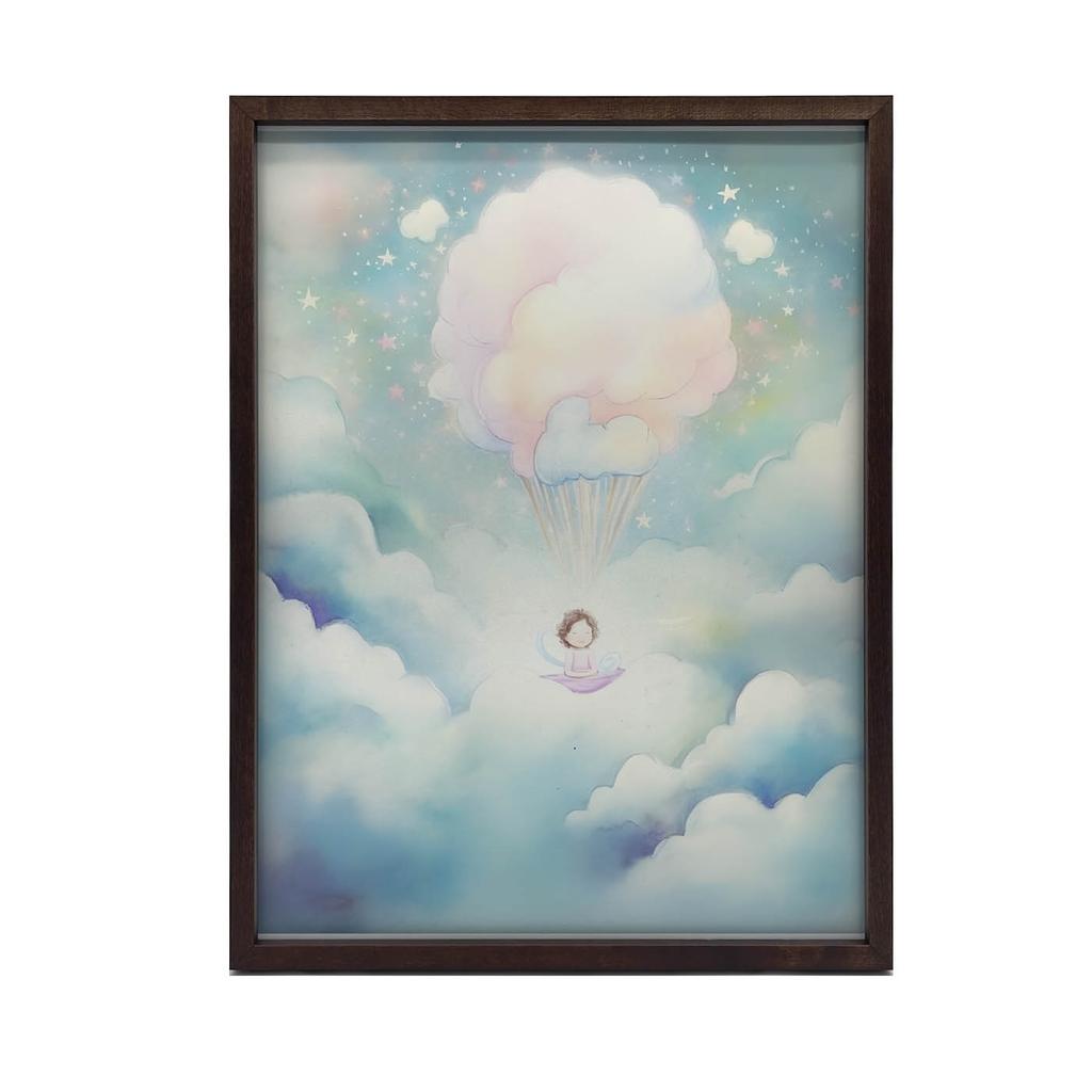 Balloon Dream World Balloon Dream World, 50X70 см, без рамы, холст премиум-класса на подрамнике