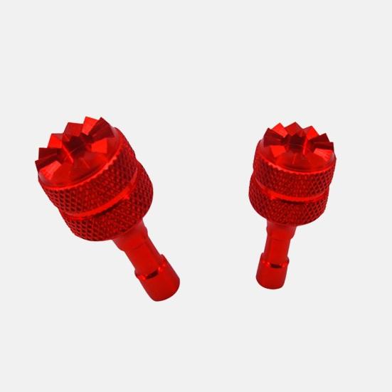 1 Pair RC Thumb Rocker Toothed Texture Non-slip Sensitive Control Compact Removable Joysticks Replacement Red/Multicolor Controller Joysticks