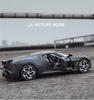 1/24 Bugatti Voice of The Night Модель автомобиля Литые игрушечные транспортные средства Металл Высокая имитация Звук и свет Коллекция Подарок для детей