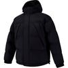 Durable Water Repellent Hooded Comfortable Fashion Long Sleeve Cotton Jacket Men Jackets Black A6653-001