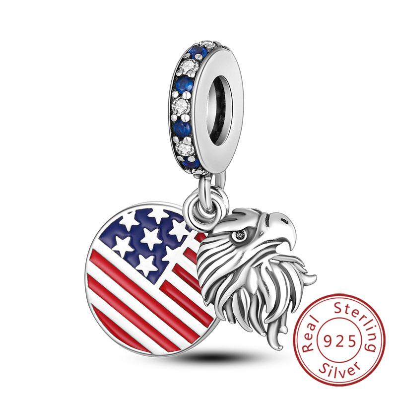 New 925 Silver Charm Airplane Camera Suitcase Love Travel Life DIY Beads Fit Original Charms Bracelet Jewelry