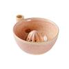Ceramic Berry Swirl Washing Bowl Drain Spout Berry Strainer Basket  Cleaning Vegetables