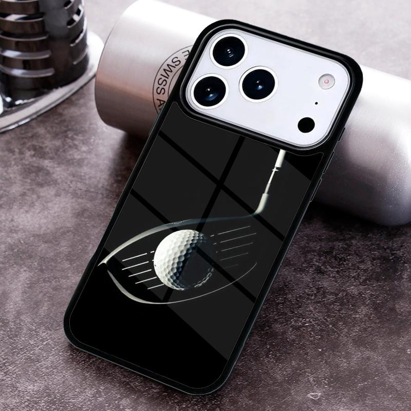 Чехол для телефона в виде мяча для гольфа для iPhone 17 16 15 Pro Max Air 14 13 12 11 Plus Ударопрочный чехол