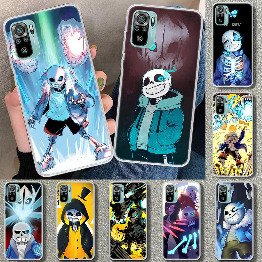 Чехол для телефона Undertale Sans Doggo Для Xiaomi Redmi Note 15 14 13 12 11 Pro Plus 14S 12S 11S 11T 11E 10S 10 Индивидуальные Fundas
