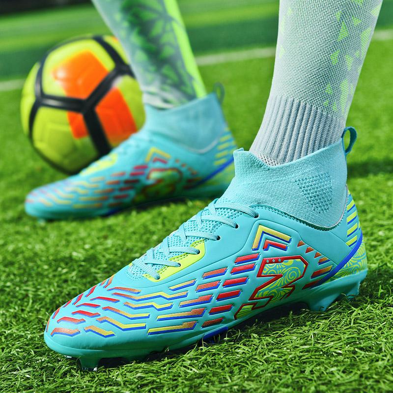 Мужские футбольные бутсы резиновые с мягкой подошвой Art Lawn профессиональные молодежные футбольные бутсы большого размера