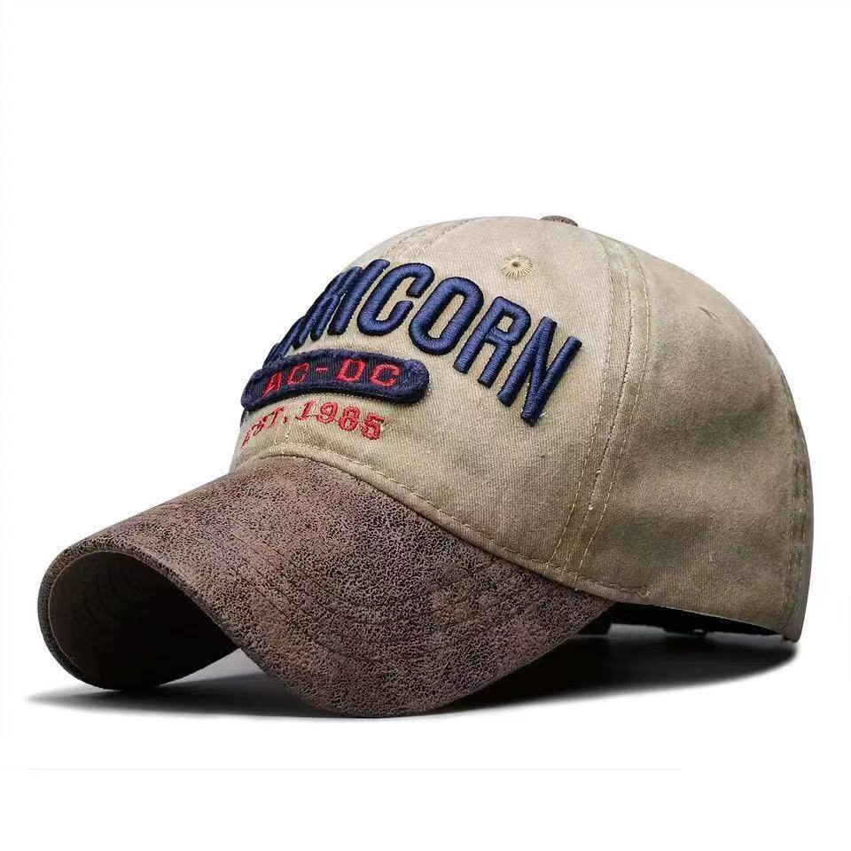 Новая кепка унисекс из стираного хлопка с вышитыми буквами AC-DC, бейсбольная кепка для активного отдыха, классические шляпы для женщин и мужчин