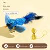 Cat Teaser: Feather Bird Toy for Kitten Chewing, Scratching, and Self-Entertainment