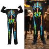 Boys Halloween Skeleton Costume Cosplay Children Clothing for Stage Performances