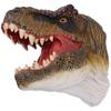 Dinosaur Puppet Rubber Portable Nontoxic Durable Wearable Hand Painted Craft Dinosaur Hand Puppet