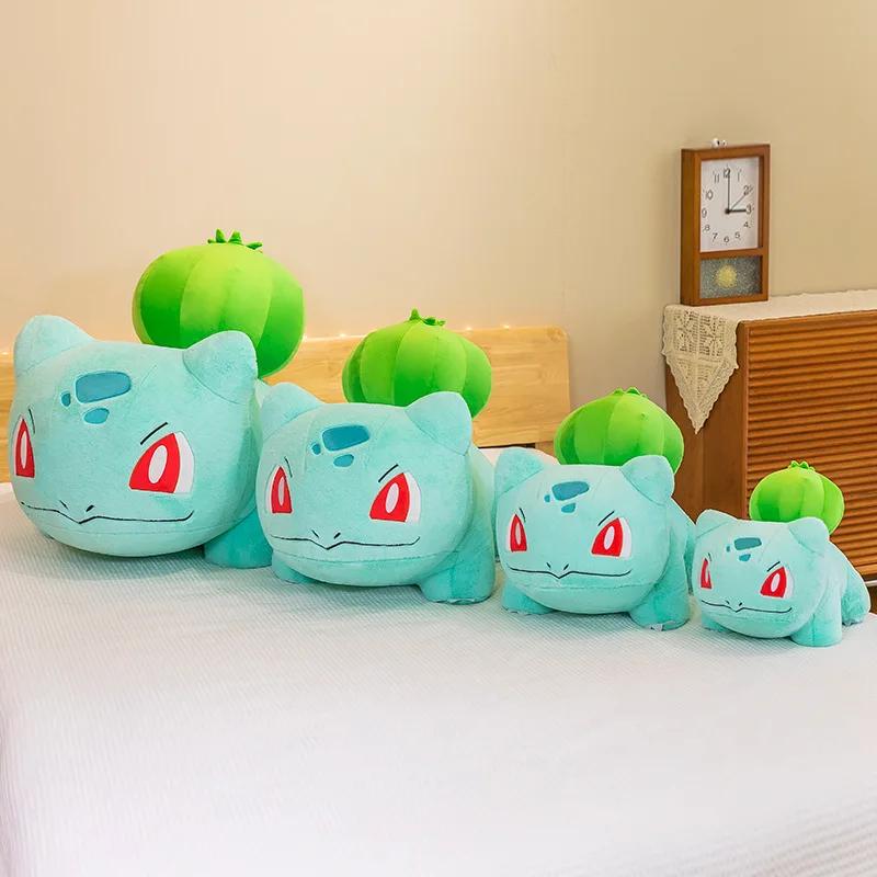 45cm Large Bulbasaur Plush Toy Cute Soft Stuffed Animal Doll Birthday Gift For Boys And Girls
