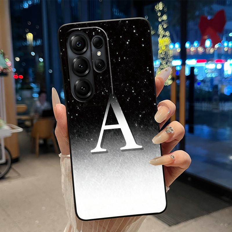 Противоударный Чехол для Телефона с Буквой для Пары Для Doogee Note 56X/56X Pro Мягкий Силиконовый Чехол Для Doogee Note 56X/56X Pro Черная Крышка