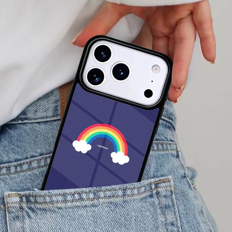 LGBT rainbow cloud Phone Case for iPhone 17ProMax 12 13 14 15 16e 17 Pro Max Plus Air Cover