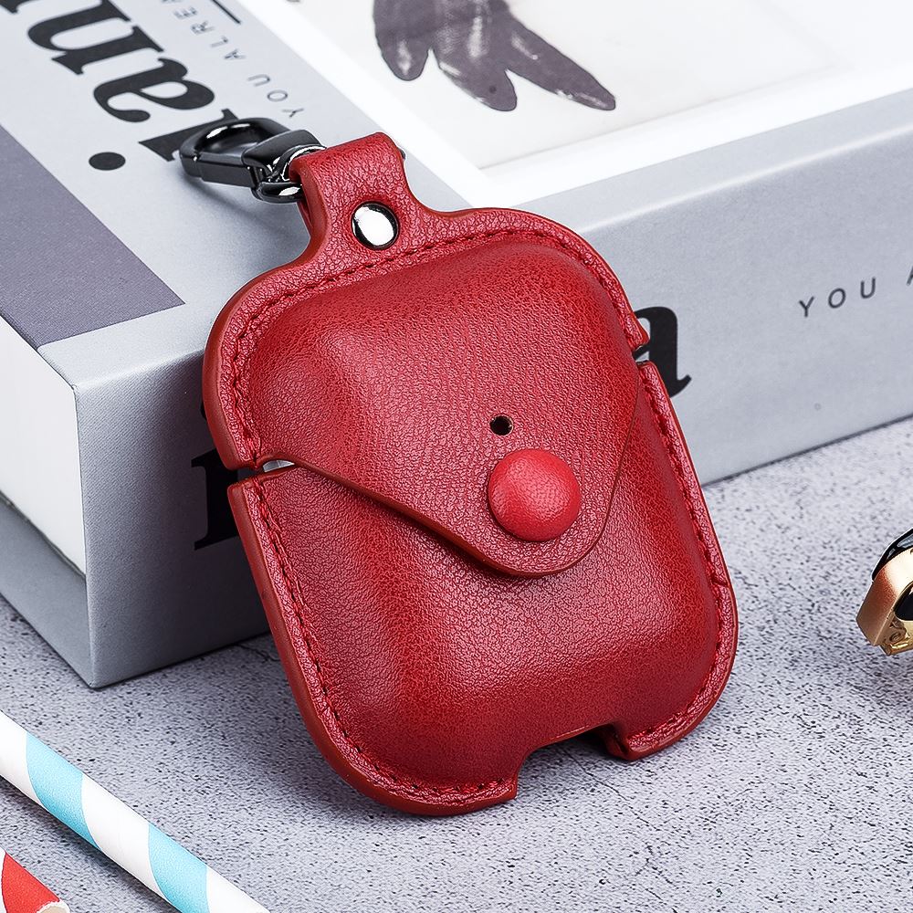 Для Airpods Pro 2 кожаный чехол для Apple Airpods 3 Pro 2 чехол для наушников для Airpods 4 ремешок для зарядного устройства с кнопкой
