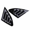 For Chevrolet Malibu 2016-2025 Car Rear Louver Window Side Shutter Cover Trim Sticker Vent Scoop ABS Carbon Fiber Accessories