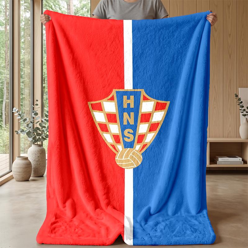 Croatia national football team Theme blanket Soft Flannel Fleece Blanket Warm Lightweight Throw Blanket for Home Sofa Bed