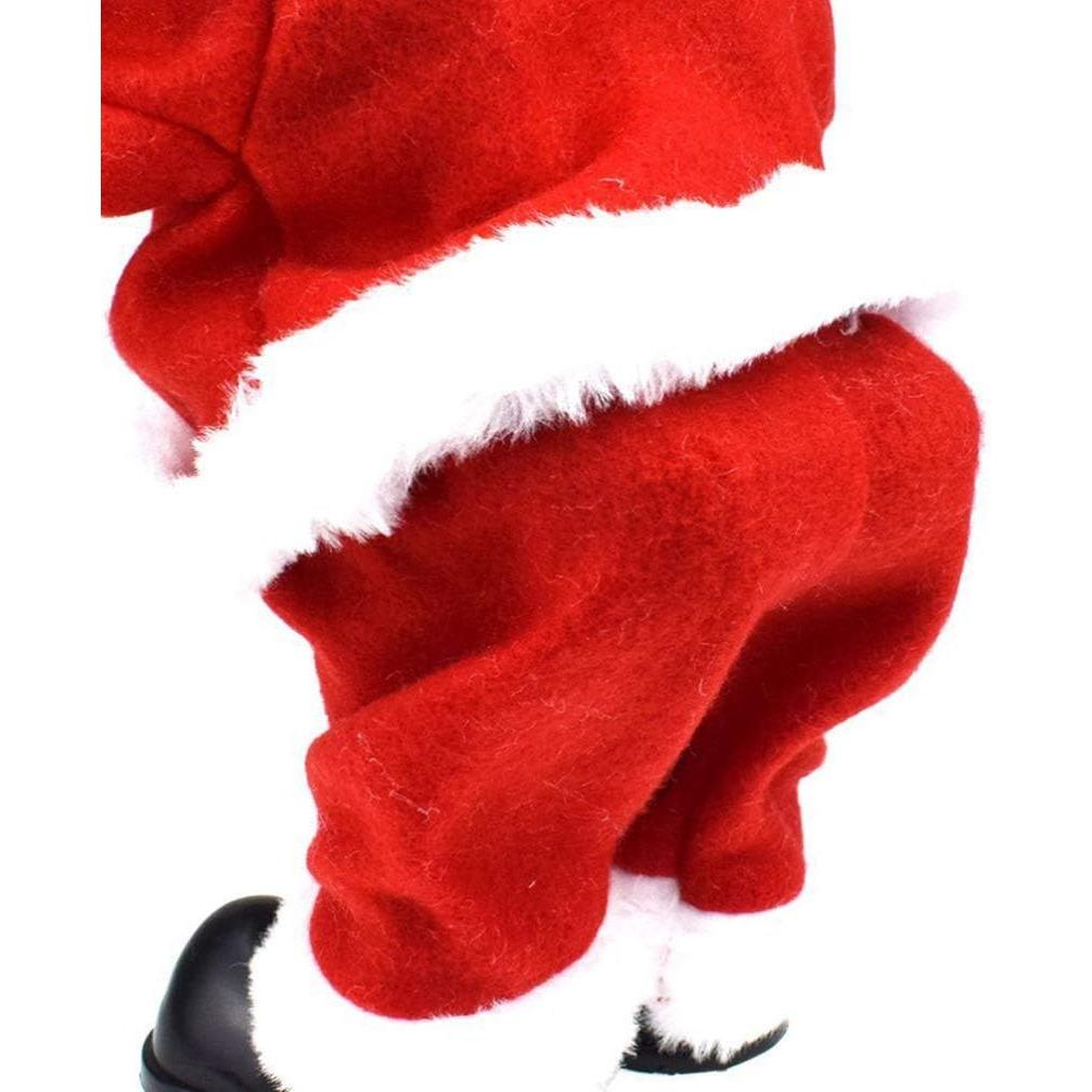 Витая хип Санта-Электрическая игрушка Санта-Клауса танцевальная музыка Санта-кукла Рождественское украшение подарок для детей (без батареи)