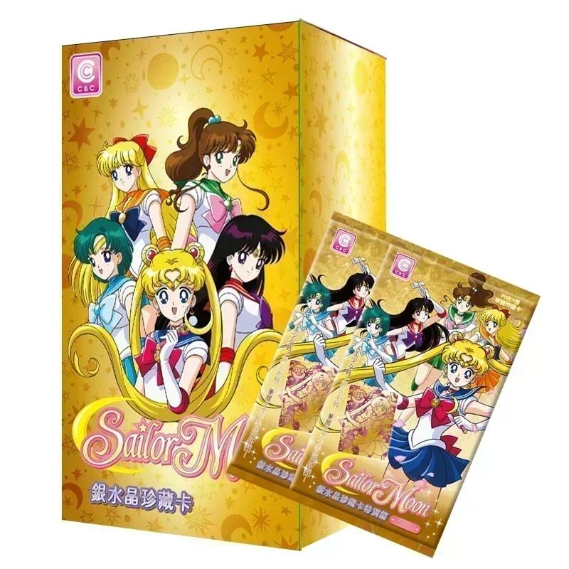 Sailor Moon Card Imprint of Time Starlight Enamel Card Tsukino Usagi Luna Takeuchi Anime Collection Card Toys Gifts