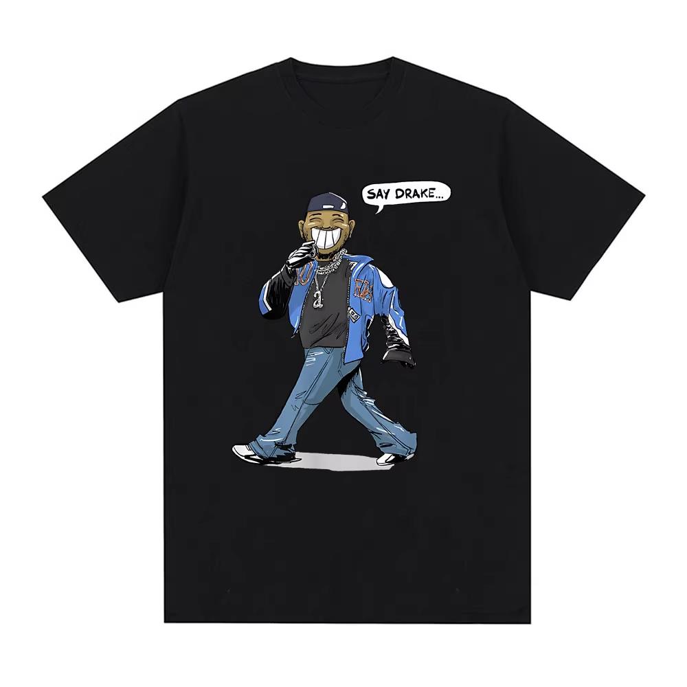 Кендрик Ламар Скажи Дрейку, что они нас не любят Футболки Мужские Женские Футболки Оверсайз Хлопок Уличная Повседневная Свободная Футболка