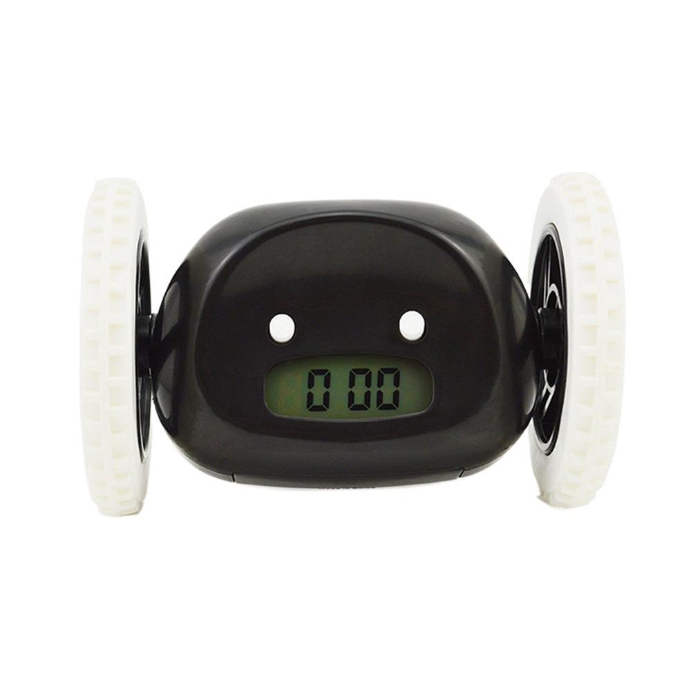 Волшебные часы с бегущим колесом, уникальный ленивый будильник, 4 цвета, будильник с движущимся колесом, спальня