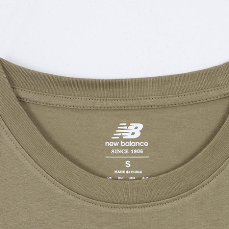 New Balance Футболка с логотипом Essentials Stack