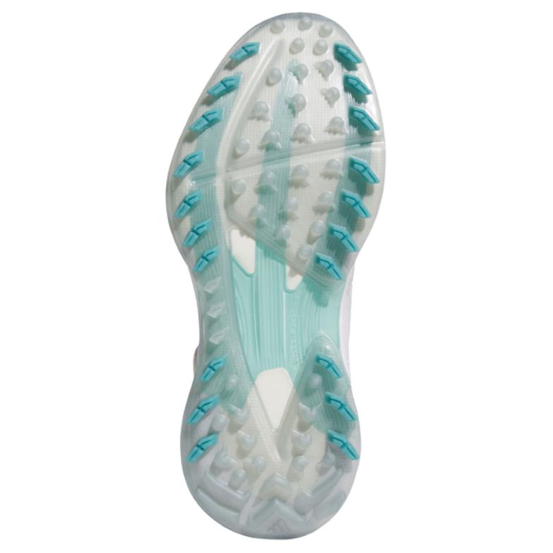 Adidas Adizero Zg Boa Удобные Универсальные Прочные Низкие Гольф Кроссовки Женские Кроссовки Белые Серебристые JQ7751