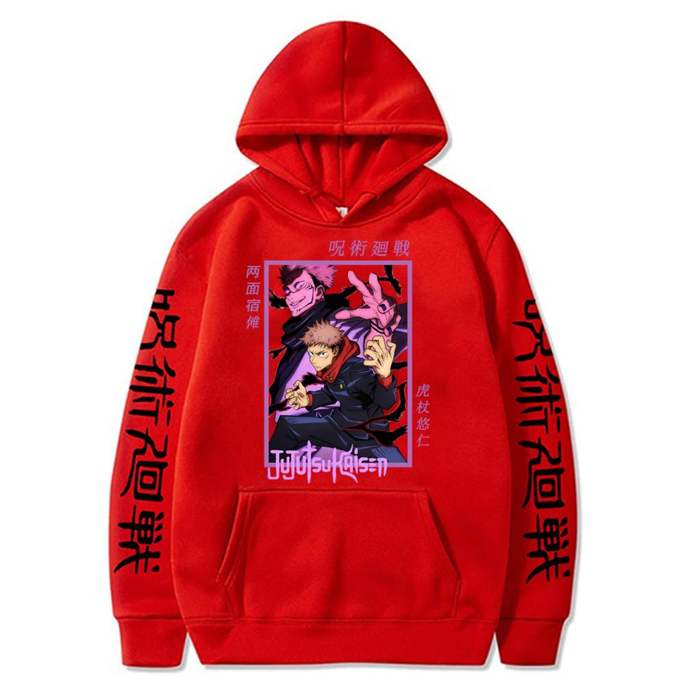 Jujutsu Kaisen Японское Аниме Годжо Сатору Графические Худи Оверсайз Худи с Капюшоном Длинный Рукав Хлопковое Худи Мужская Женская Одежда
