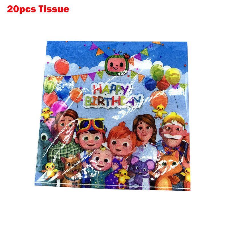 Яркий набор принадлежностей для семейного дня рождения с веселыми тарелками и элементами декора