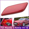 Крышка форсунки омывателя фары переднего бампера Для Mazda 3 Axela 2014 2015 2016 Окрашенная Накладка жиклера очистителя фар