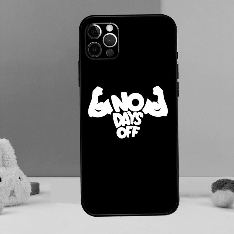 Bodybuilding Gym Fitness Quotes Case For iPhone 14 13 12 11 15 16 Pro Max Mini Plus X XR XS Max Bumper Soft Cover