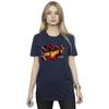 DC Comics Womens/Ladies The Flash Pillars Cotton Boyfriend T-Shirt