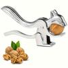 Decorative Squirrel Shaped Zinc Alloy Nutcracker , Durable, Non Slip Walnut Pecan Hazelnut Almond Opener with Lever Mechanism for Home and Kitchen Use