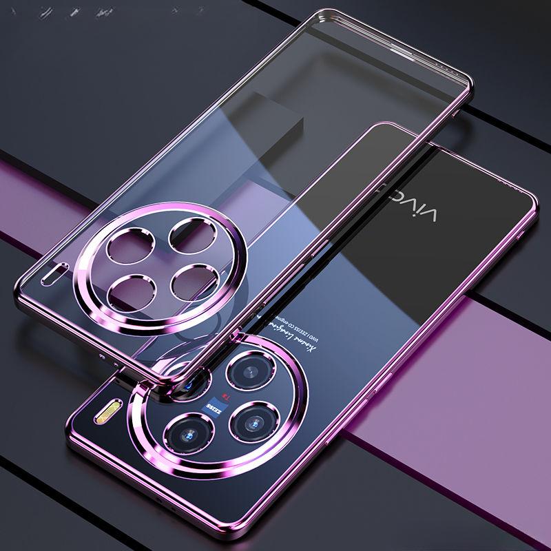 Для Vivo X200 Pro Чехол для телефона с гальваническим покрытием Для Vivo X 200 X200Pro Mini Lens All-inclusive Silicone Soft Shell Back Cover Cases