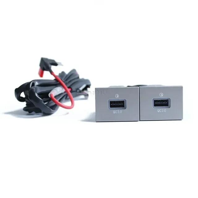 Быстрая автомобильная зарядная розетка 12 В/24 В QC3.0 USB PD Type C, зарядная розетка, адаптер питания для Ford Focus 2 2004-2011 mk2, аксессуары