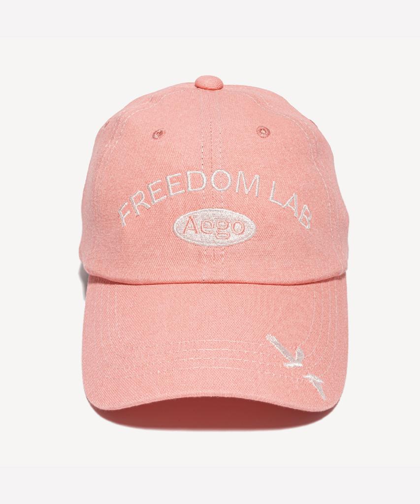 Кепка с логотипом AEGO FREEDOM LAB_Персиково-розовый
