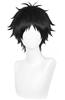 Cosplay Wig with Net, Akaashi Keiji (Akaashi Keiji) Black Short Wig
