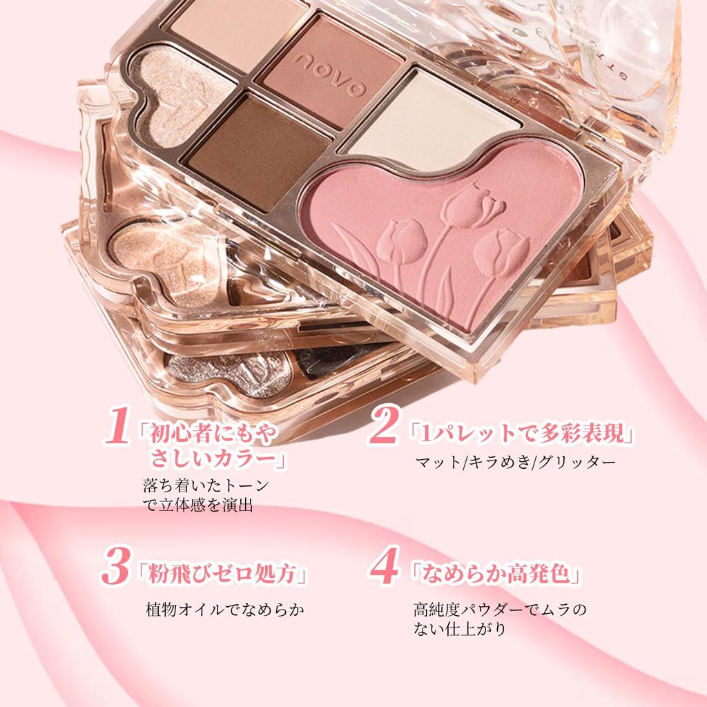 Палетка теней для век Star Sand Six Comprehensive для нескольких цветов от натурального до великолепного, она создает красивый финиш, который держится долго.