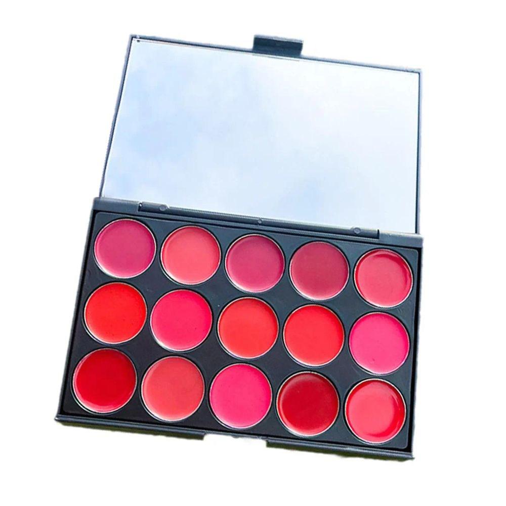 Палитра для губ Lip Palette Bar Wedding Beginner's Lip Palette Moisturizing Makeup Set 15 Colours, палитра для губ, 1 шт.