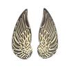 Angel Wings Design 25.4 Cm Brass Door Handle Pair, Brass Main Door Handles, Standard, Pack of 2