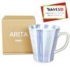Подарок на день рождения Кружка Кофейная чашка Arita Ware Hasami Ware Подходит для микроволновой печи Inase Blue Gift