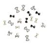 Stone  Bowknots Pearl Crystal Bow Nail Rhinestones Nail Jewelry DIY Nail Art Decorations