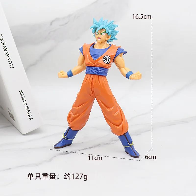 @Figure Anime Son Goku Super Saiyan Figure Anime Dragon Ball Goku DBZ Action Figure Model Gifts Collectible Figurines for Kids