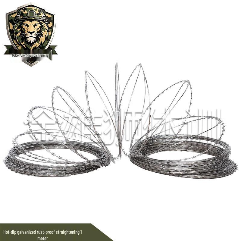 Heavy-Duty Blade Barbed Wire Security Fencing