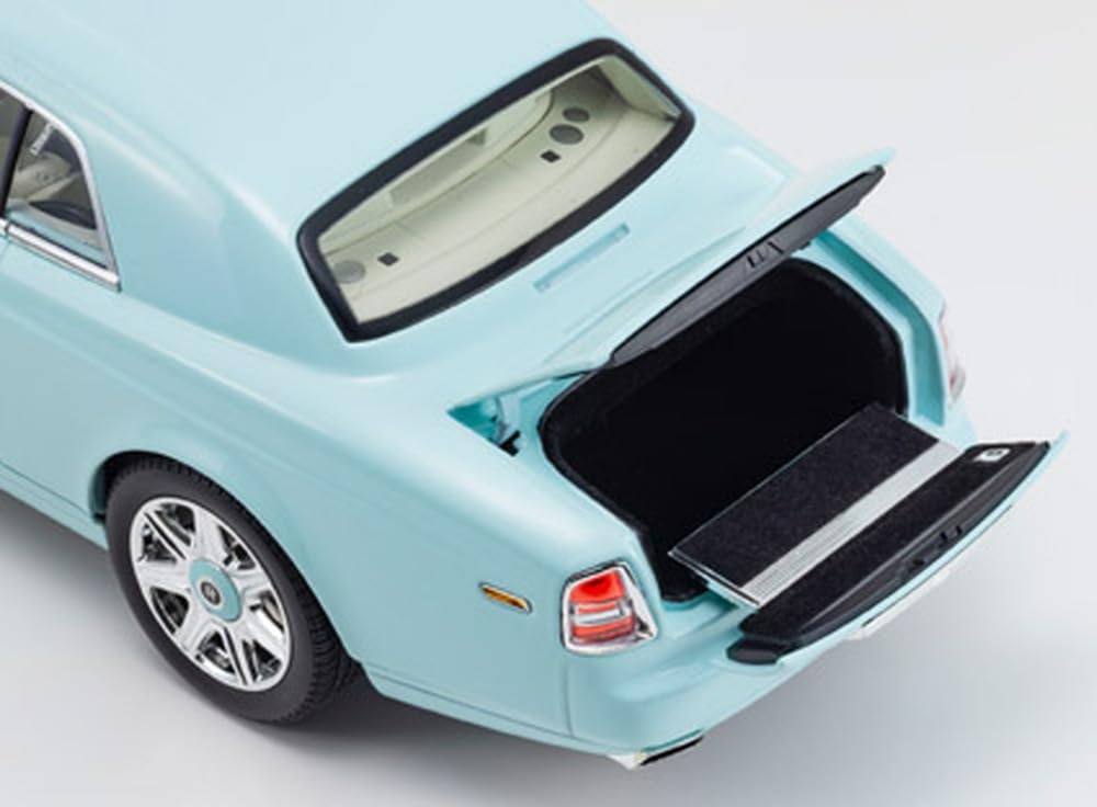 Kyosho Оригинальная модель Rolls-Royce Phantom Coupe масштаба 1/18, бирюзовый готовый продукт