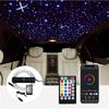 300X Автомобильные Звездные Огни на Крышу 6 Вт RGB Светодиодные Пластиковые Оптические Волокна Светодиодные С RF Пультом Дистанционного Управления