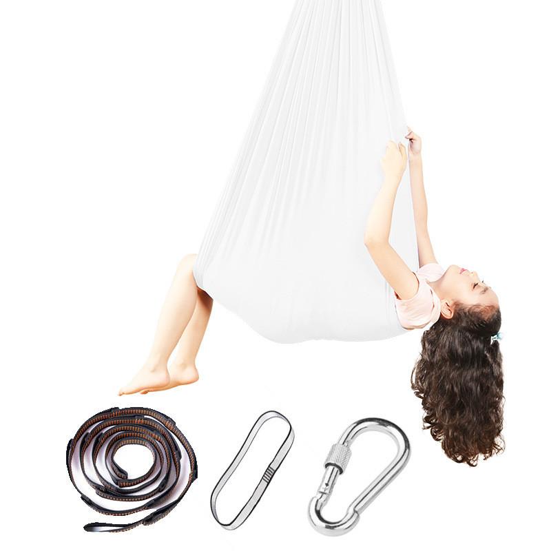 Премиальная ткань Детский гамак-качели для помещений и улицы Сенсорное тренировочное кресло