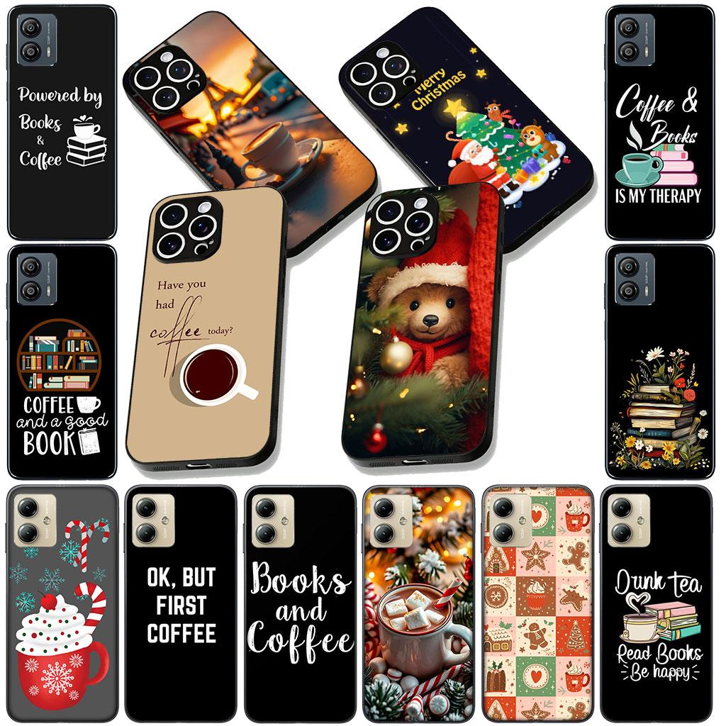 Soft Cover for OPPO A38 A18 A17 A40 A60 A80 A16 A78 A79 A54 A55 A57 4G 5G Coque Phone Case OK But First Coffee Book Christmas